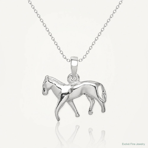 Ciondolo cavallo argento