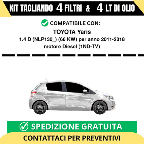 Tagliando per toyota - per,