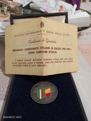 Medaglia roma campione - medaglia,