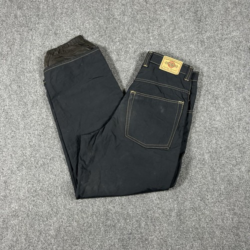 Pantaloni neve neri miscela - da,