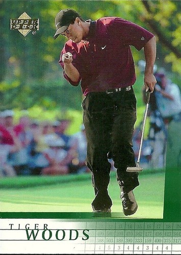 2001 upper deck tiger woods - woods, #1