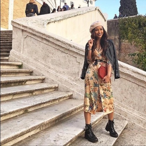 Abito lungo kimono piped - abito,