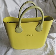 O bag MINI - Borsa Nuova Originale O bag - Col. Fresia Int. NERO 3 Manici Verde