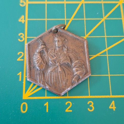 Medaglia santa barbara - , scuola