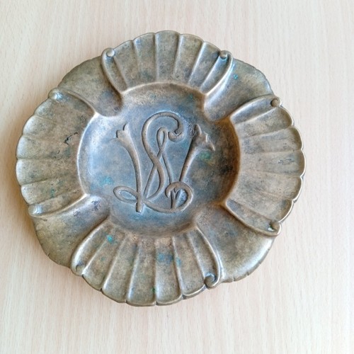 Cendrier vintage bronze - cendrier,