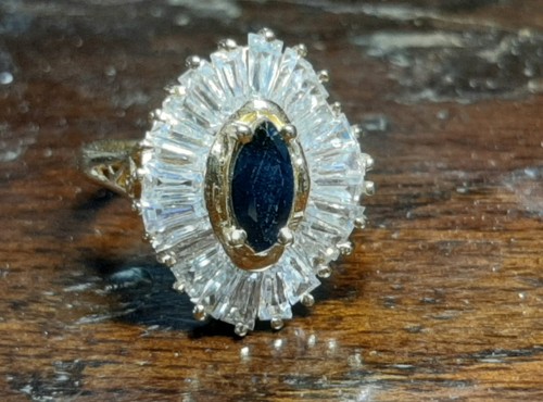 Anello argento zaffiro blu - anello-,