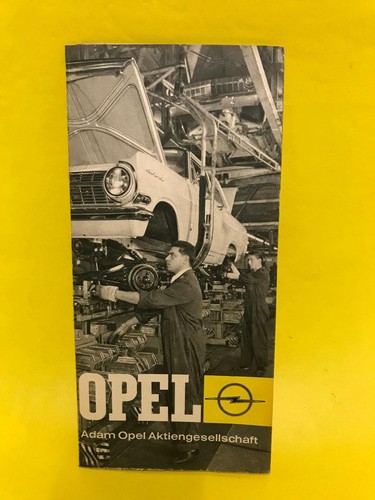 Nuovo opel sammler prospekt - opel,