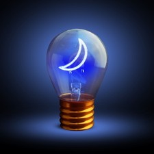 Lampadina decorativa led Luna