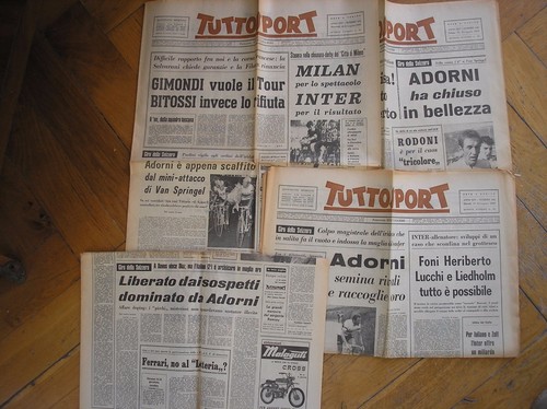 Adorni vince giro - adorni, della