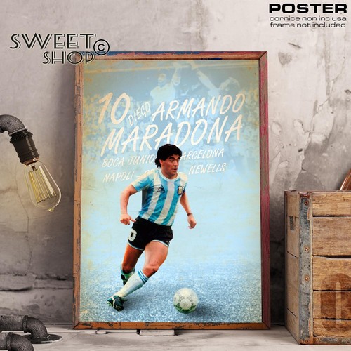 Poster maradona pibe oro - pibe, de