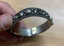 BRACCIALE VINTAGE ALPACCA/ALPACA MESSICO ARGENTO 28 GRAMMI (P3)