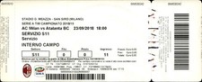 Biglietto stadio AC Milan vs