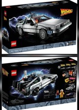 Set Lego 10300 - De Lorean di