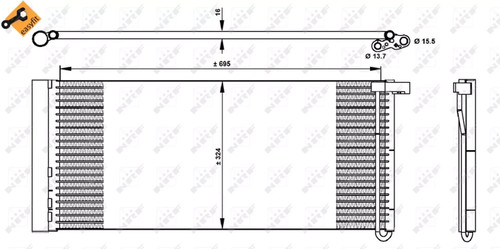 Condensatore climatizzatore - condensatore,,