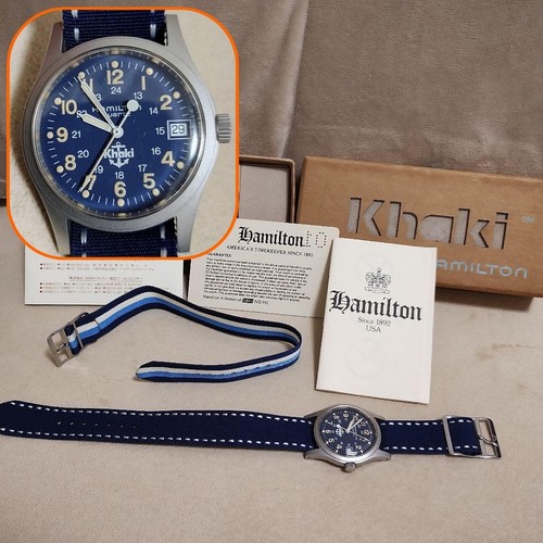 Hamilton khaki 9797 - khaki, navy