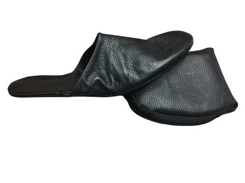Pantofole uomo pelle - in,