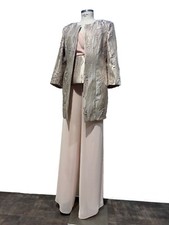 tailleur pantalone rosa  donna