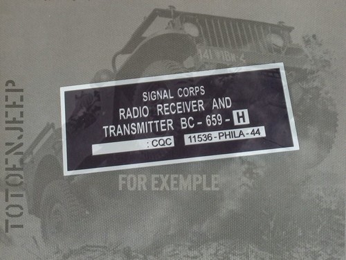Plate plaque plaquette radio - plaque,