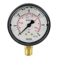 MANOMETRO CON GLICERINA 0-60
