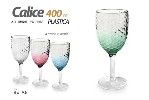 Flute acrilico calice - acrilico, acqua
