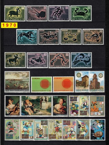 San marino 1970 annata - san,