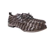 MALLONI Lace Up Cut Out Sheer