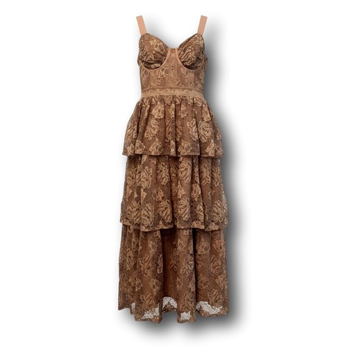 Abito maxi bustier strati - abito,