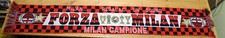 SCIARPA VINTAGE CALCIO : MILAN - FORZA MILAN / MILAN CAMPIONE (GA04)
