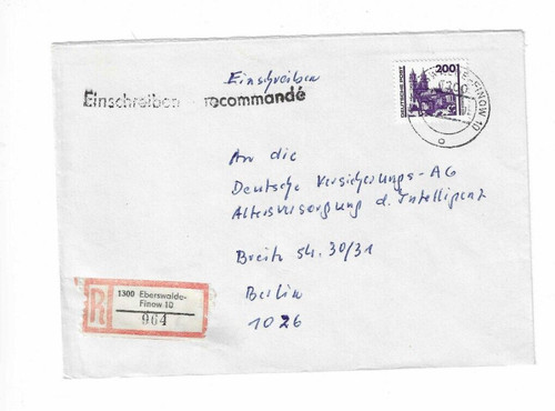 Germany cover sent from - germany,