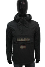 Napapijri Rainforest Uomo XS Verde Militare Giacca Invernale Jacket Pile Origina