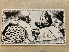 Lotto 3 Disegni Inchiostro