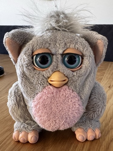 Furby baby grey and pink - furby,