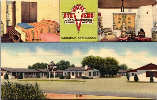 Cartolina motel stevens vicino - stevens,