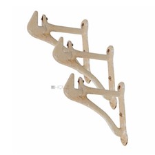 Mensole Da Parete Vintage In Ghisa 3Pz. 28Cm