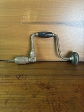 Trapano a manovella anni 50’ vintage antico utensile manuale da falegname