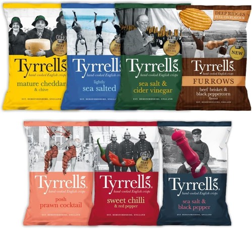 Tyrrells crisps astuccio - tyrrells, misto
