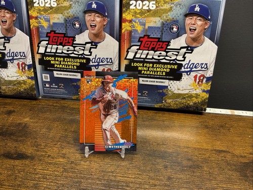 2026 topps finest weherholt - 2026, jj