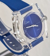 Orologio Chateau acrilico blu