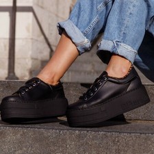 D.FT Scarpe moda donna nero
