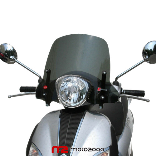 Cupolino parabrezza fume - fume', nero