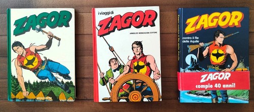 Zagor primi tre cartonati in - i,