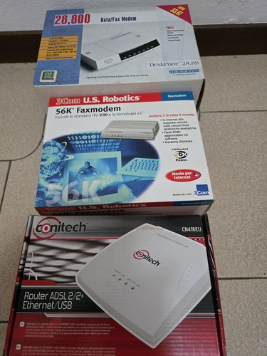 Modem marche inizio - modem, anni