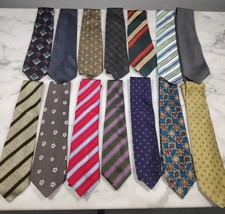 LOTTO DI CRAVATTE MARCATE PURA SETA   -  46  pezzi