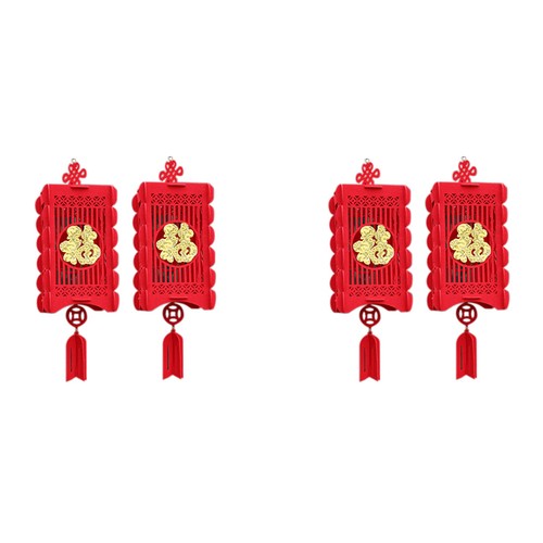 Pezzi lanterne cinesi - lanterne, rosse