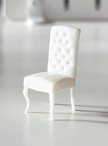 Sedia con mobili miniatura - sedia,