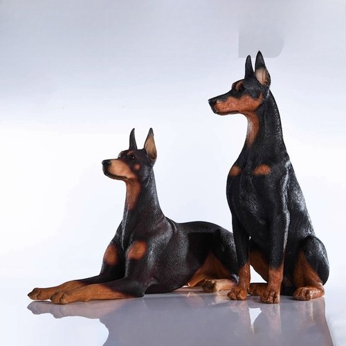 Modellino cane doberman - modellino,