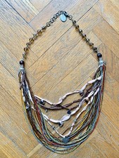 Collana Sodini, Lunga E Multifilo Con Charms