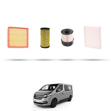 HOFFCAR Kit tagliando - 4 filtri per Fiat Talento II 2.0 Ecojet 88kw dal 2019