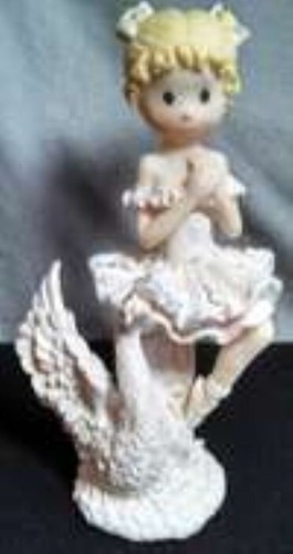 Figurina ballerina bambina - bambina, con