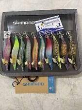 SET COMPLETO SHIMANO EGI 10 PEZZI  + PORTA EGI SHIMANO 